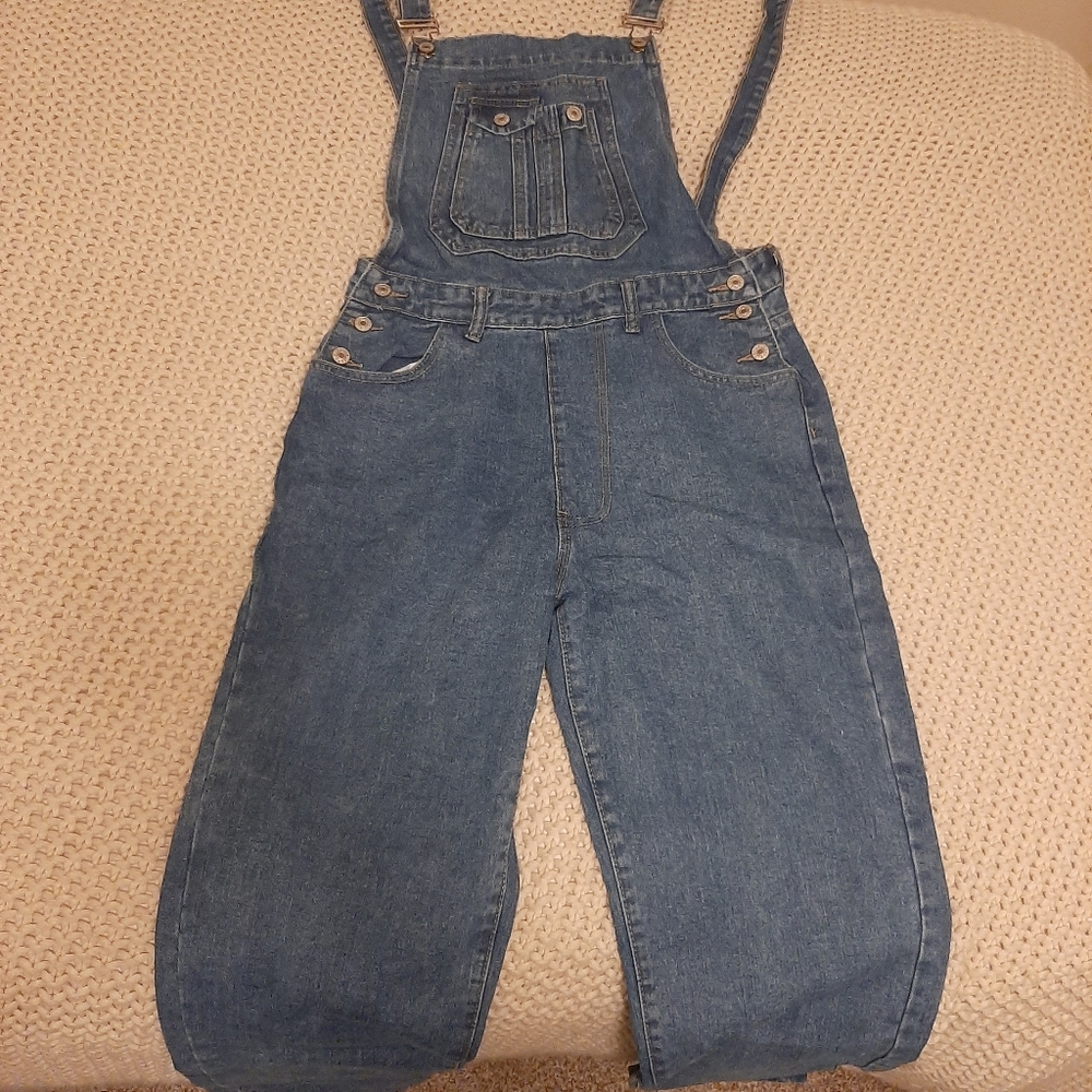 Blue jean overalls from Shein, size 8/10